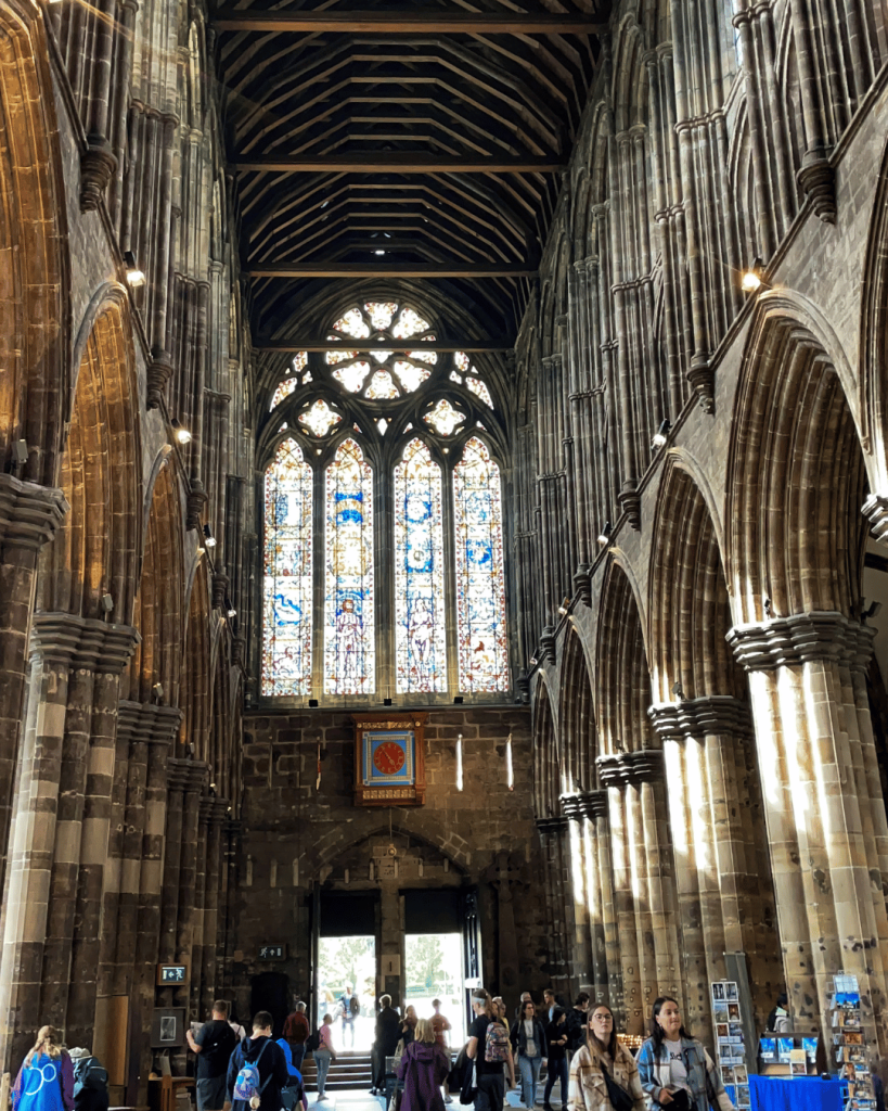 Inside of the Glasgow Cathedral